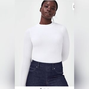 SPANX Seamless Swirl Long Sleeve Shirt NWT